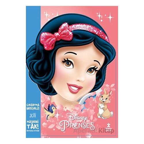 Maskeni Tak Disney Prenses Çıkartma Hediyeli Boyama Kitabı - Kolektif - Doğan Çocuk