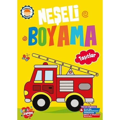 Neşeli Boyama Taşıtlar - Boyama Zamanı