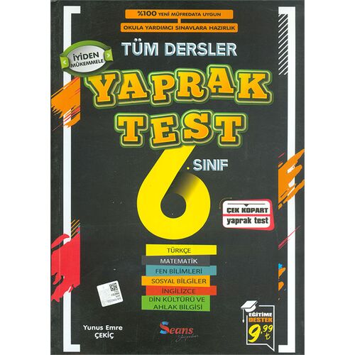 Seans 6.Sınıf Tüm Dersler Yaprak Test