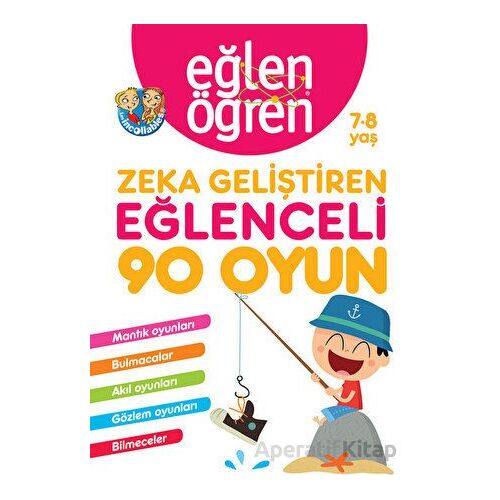 Eğlen Öğren 7 8 Yaş Zeka Geliştiren Eğlenceli 90 Oyun Dstil Tasarım