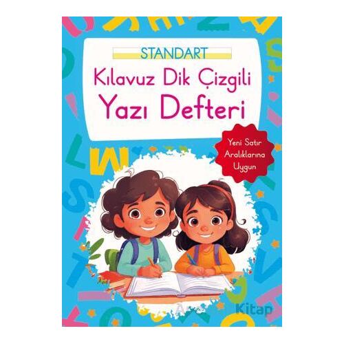 Kılavuz Dik Çizgili Yazı Defteri Büyük Boy - Mavi - Kolektif - Parıltı Yayınları