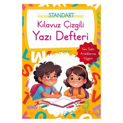 Kılavuz Çizgili Yazı Defteri Küçük Boy - Turuncu - Kolektif - Parıltı Yayınları