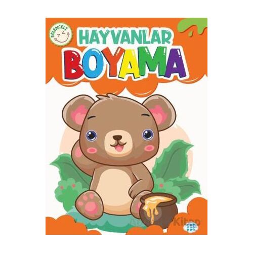 Eğlenceli Hayvanlar Boyama - Kolektif - Dokuz Çocuk