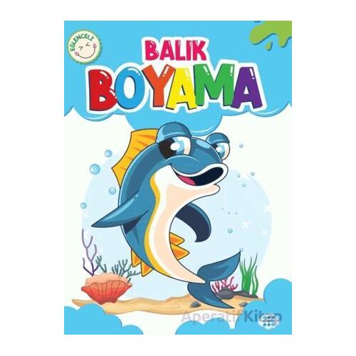 Eğlenceli Balık Boyama - Kolektif - Dokuz Çocuk