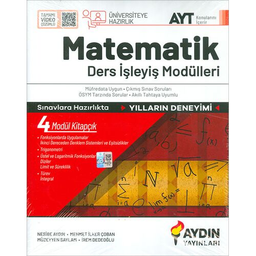 Aydın AYT Matematik Ders İşleyiş Modülleri