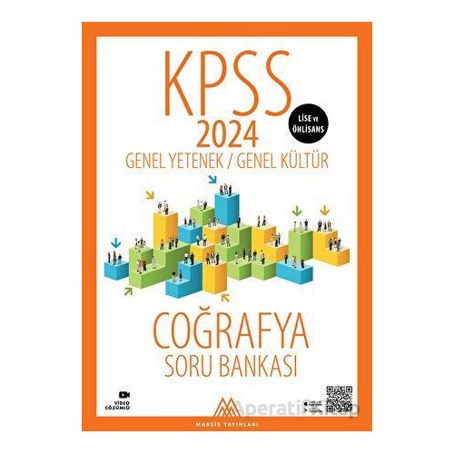 Marsis Yayınları KPSS GKGY Coğrafya Soru Bankası Önlisans