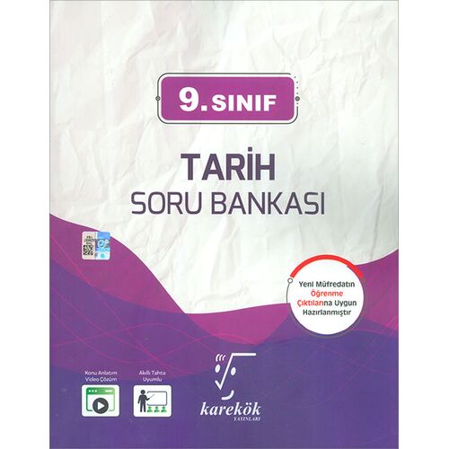 9.Sınıf Tarih Soru Bankası 2025 Karekök Yayınları