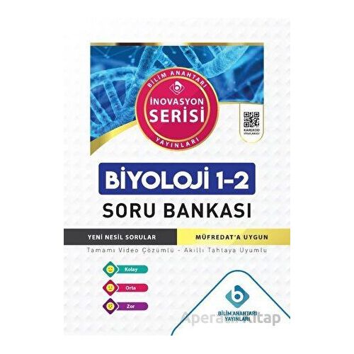 Biyoloji 1-2 Soru Bankası Bilim Anahtarı Yayınları