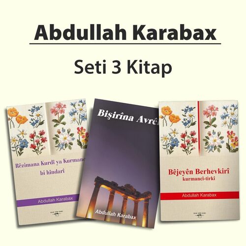 Abdullah Karabax Seti (Kürtçe 3 Kitap) Paket Kitap Kampanyası