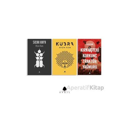 Afşin Kum 3 Kitap Set - Afşin Kum - April Yayıncılık