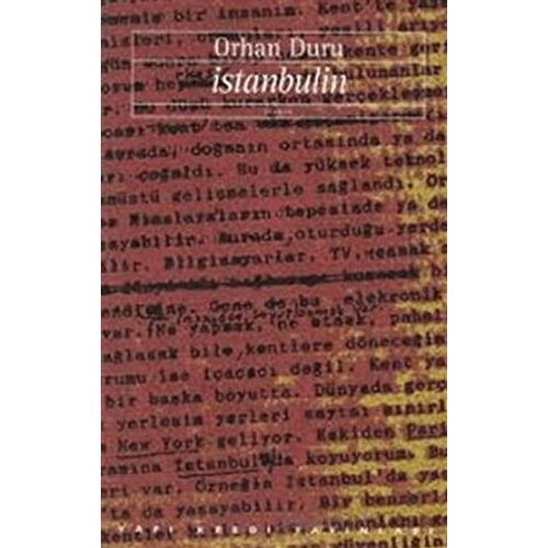 İstanbulin - Orhan Duru - Yapı Kredi Yayınları