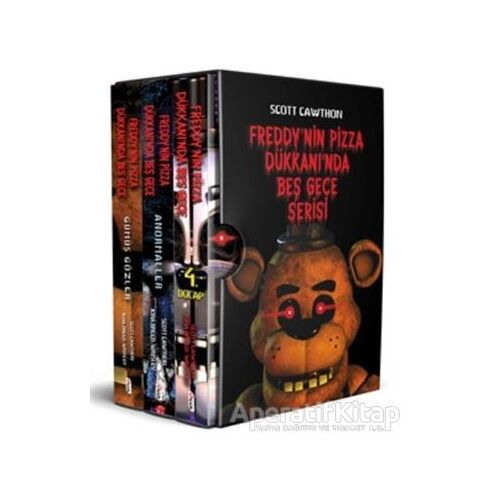 Freddynin Pizza Dükkanında Beş Gece Serisi Seti (3 Kitap Takım)