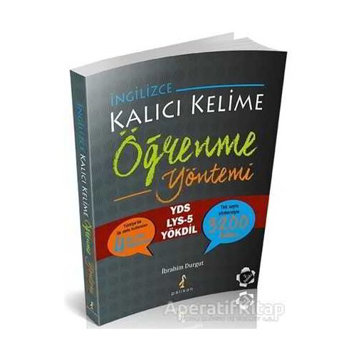 İngilizce Kalıcı Kelime Öğrenme Yöntemi - İbrahim Durgut - Pelikan Tıp Teknik Yayıncılık