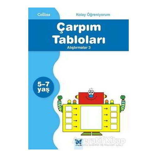 Collins kolay Öğreniyorum - Çarpım Tabloları Alıştırmalar 3 (5-7 Yaş)