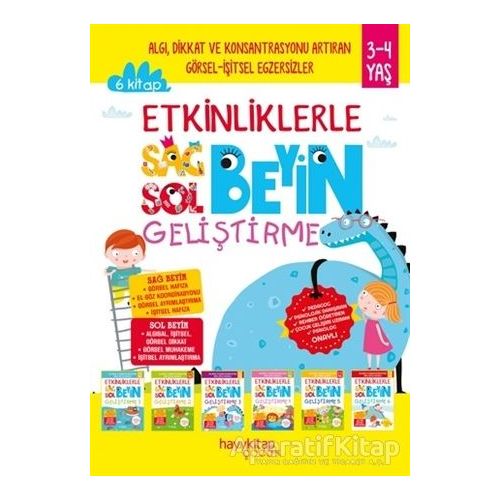 Etkinliklerle Sağ Beyin Sol Beyin Geliştirme - Canan Öztürk - Hayykitap