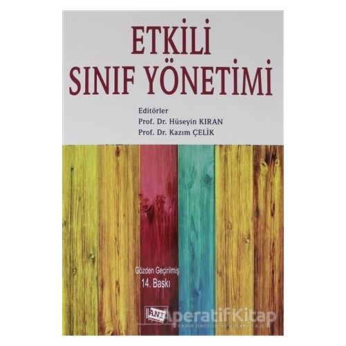 Etkili Sınıf Yönetimi - Ruhi Sarpkaya - Anı Yayıncılık