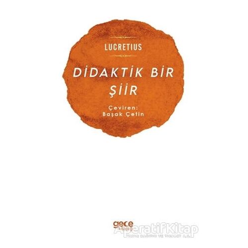 Didaktik Bir Şiir - Lucretius - Gece Kitaplığı